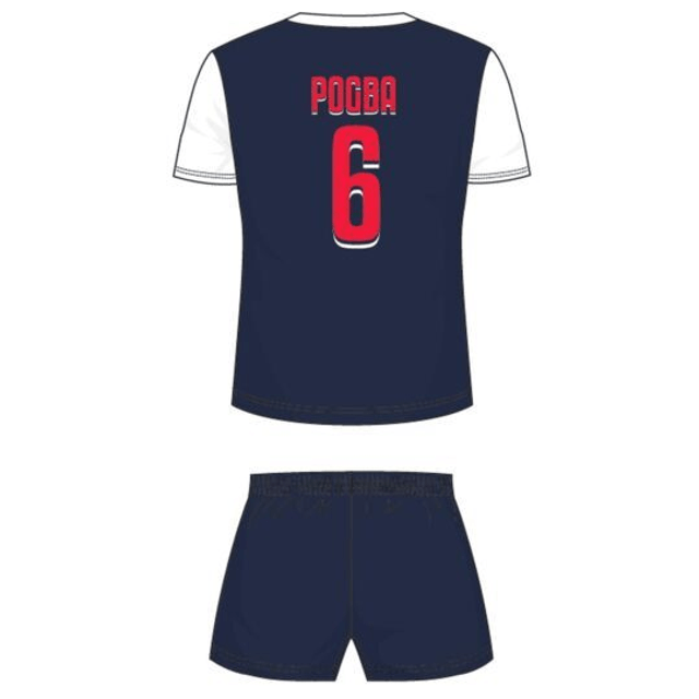 Equipe de FRANCE de football Maillot Short Enfant Pogba FFF - Collection Officielle - 4 ans
