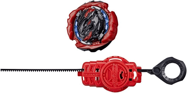  Hasbro Beyblade Burst QuadDrive, Starter Pack avec toupie Cyclone Roktavor R7 et Lanceur, Jouet pour Enfants