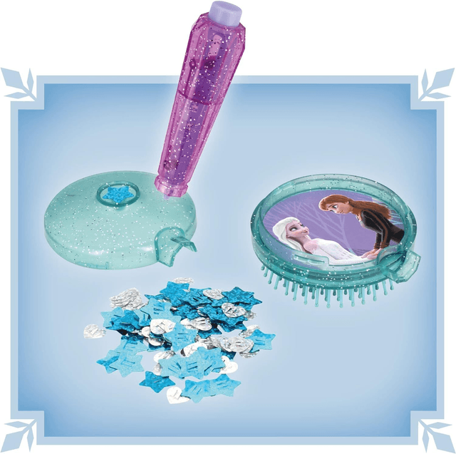 KID FASHION - REINE DES NEIGES 2- Brosse magique à paillettes