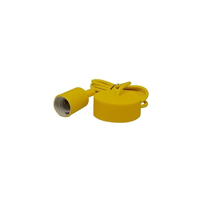 Suspension Douille Silicone E27, Résine, Câble 2M