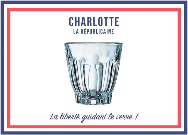 Verre Charlotte la républicaine 24 cl Le Verre Français