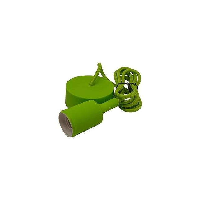 Suspension Douille Silicone E27, Résine, Câble 2M