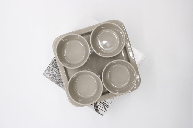 Staub® Lot de 4 bols à dessert en céramique - 21,5 cm x 21,5 cm