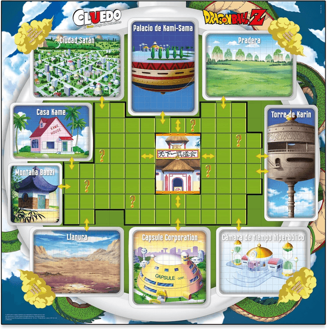 Cluedo Dragon Ball Z - Jeux de Table mystère pour Toute la Famille