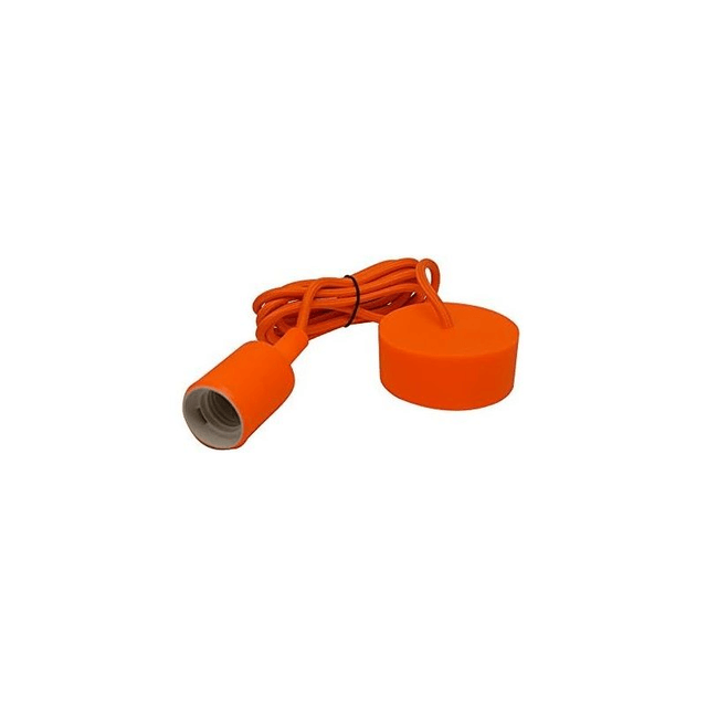 Suspension Douille Silicone E27, Résine, Câble 2M