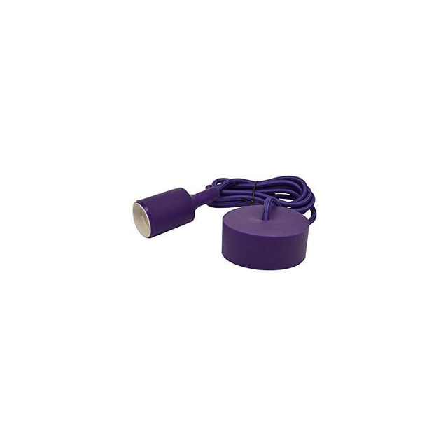 Suspension Douille Silicone E27, Résine, Câble 2M