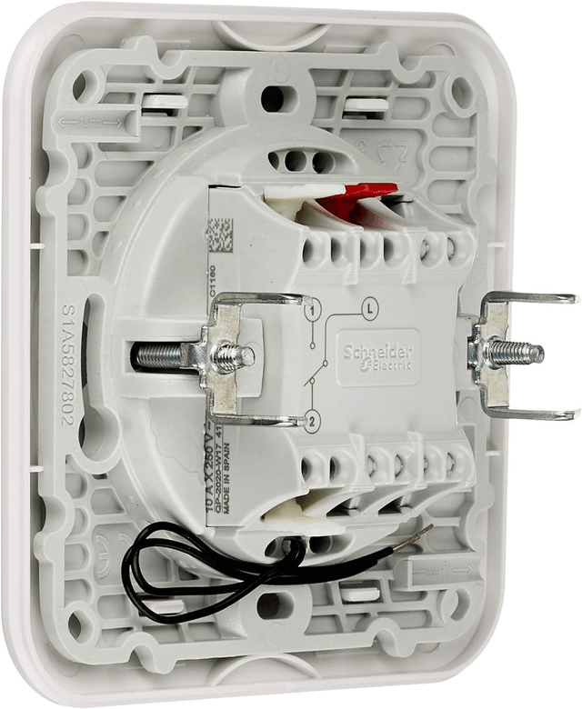 Schneider Electric S260263 Interrupteur ou va et vient lumineux 10 ampères Ovalis complet 250 V