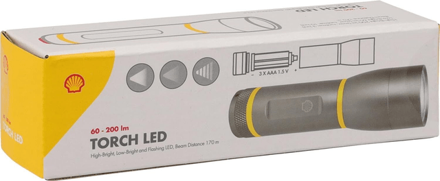 Shell Lampe de poche LED 60-200 lm étanche IP55