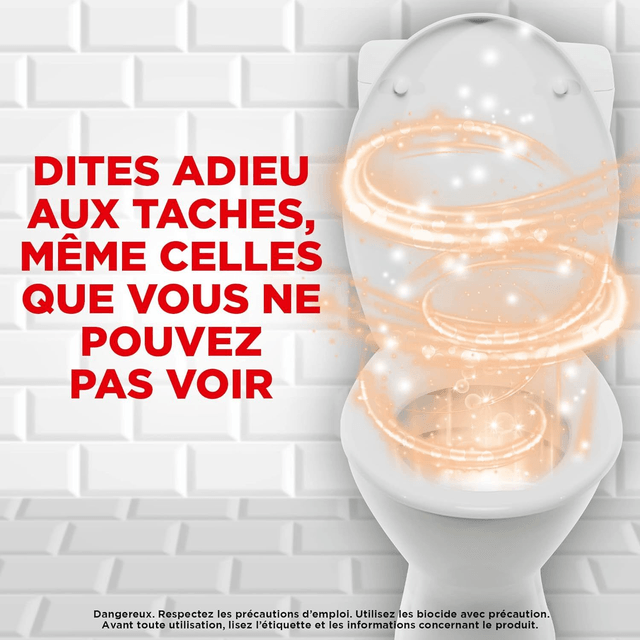 Harpic Gel WC PowerPlus Original - nettoyant wc antibactérien - efficace sans brosse 750ml