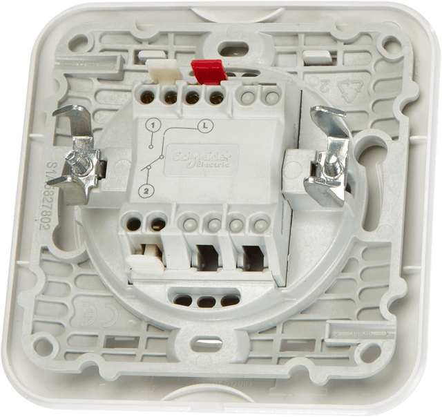 Schneider Electric Schneider Electric S260204 Interrupteur ou va et vient 10 amperes Ovalis complet 250 V