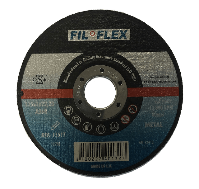Disque a tronconner métal 115x1x22.23