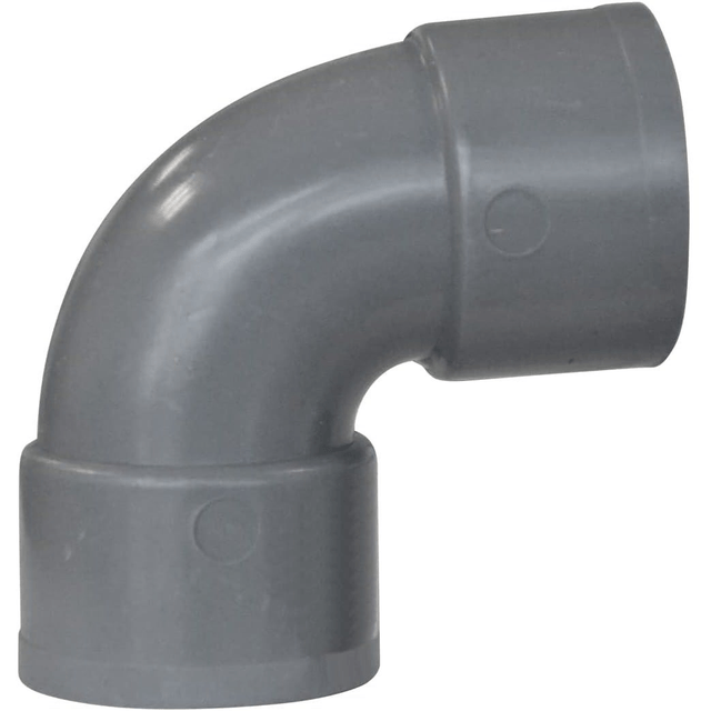 Jardibric - Coude PVC 87°30 Femelle/Femelle - Raccords d'Évacuation Robustes