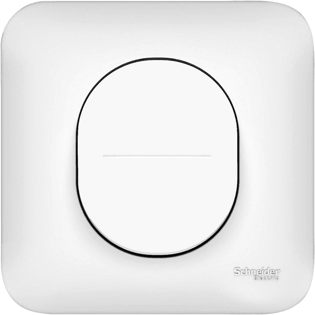 Schneider Electric S260206 Poussoir simple 10 ampères Ovalis complet 230 V