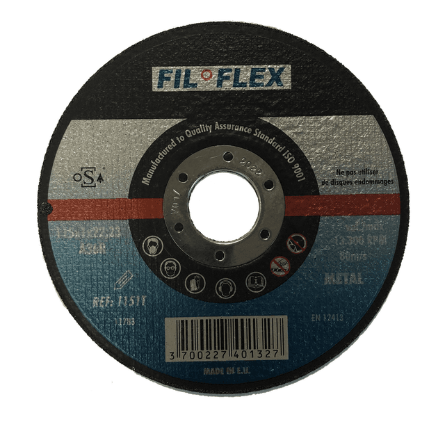 Disque a tronconner métal 115x1x22.23