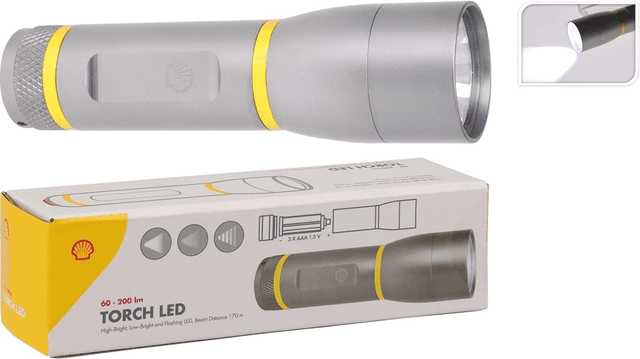 Shell Lampe de poche LED 60-200 lm étanche IP55